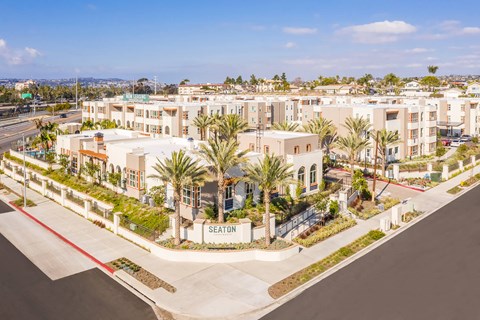 Exterior Aerial at The Seaton Apartments in San Diego CA