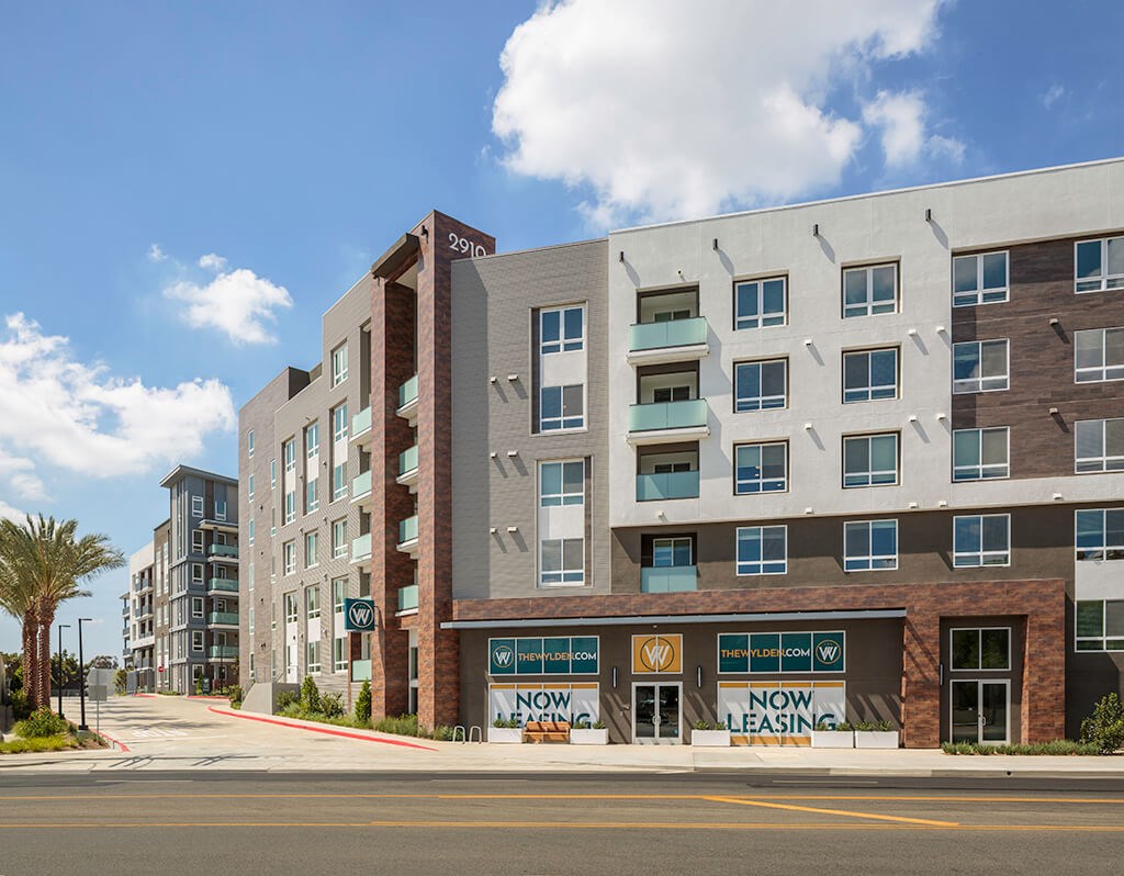Exterior Building at The Wylden Apartments in Los Angeles CA