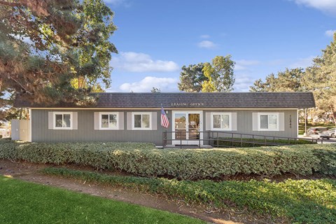 Exterior Leasing Office at Canyon Rim Apartments in San Diego CA