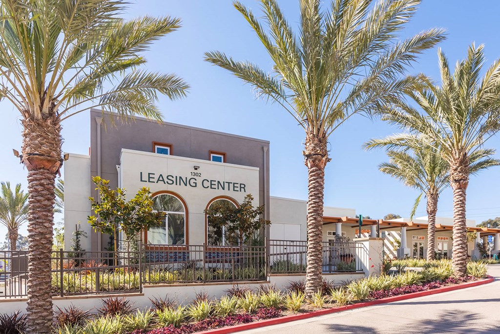 Exterior Leasing Office at The Seaton Apartments in San Diego CA