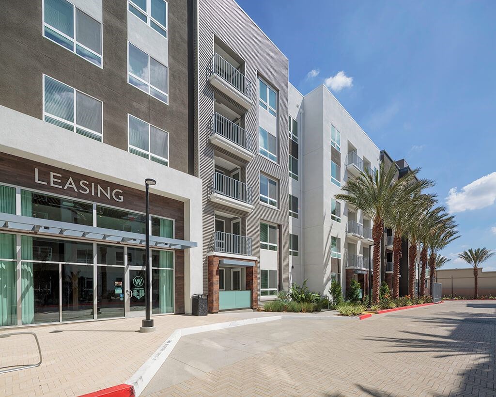 Exterior Leasing at The Wylden Apartments in Los Angeles CA