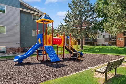 Playground at Rock Peak on Sunset Apartments in Longmont CO