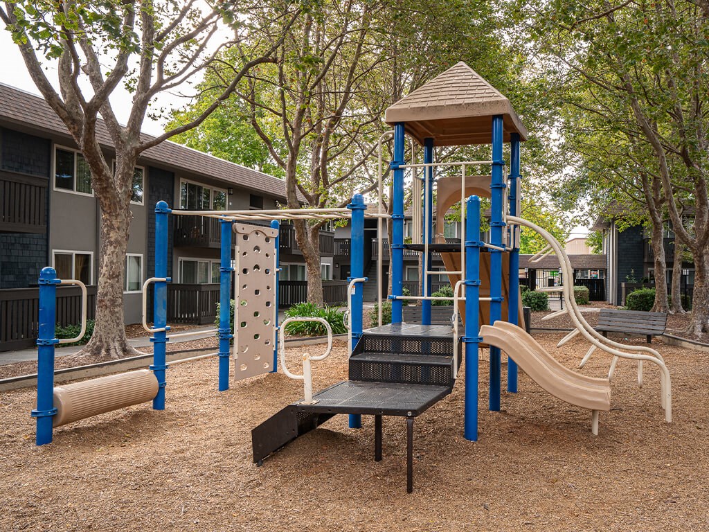 Exterior Playground Area at Wyndover Apartment Homes in Novato CA