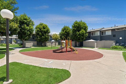 Exterior Tot Lot at Westchester Park Apartments in Tustin CA