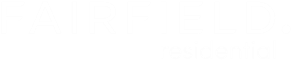The image is a logo for Fairfield Residential.