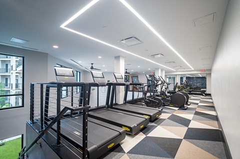 Fitness Center Cardio at The Belhaven in Alexandria VA