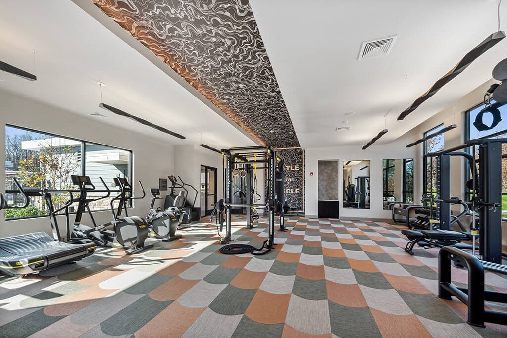 Fitness Center Cardio at The Quill Apartments in Milford, MA