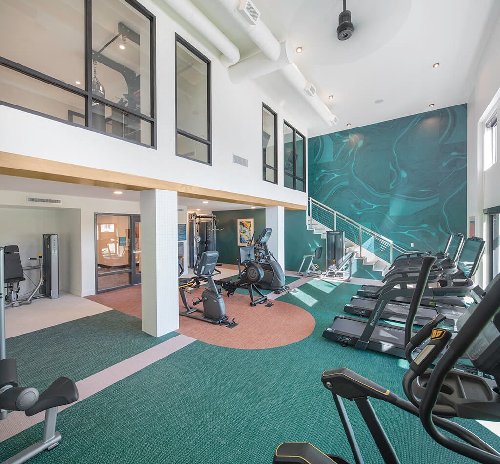 Fitness Center at Bevel Apartments in San Diego CA