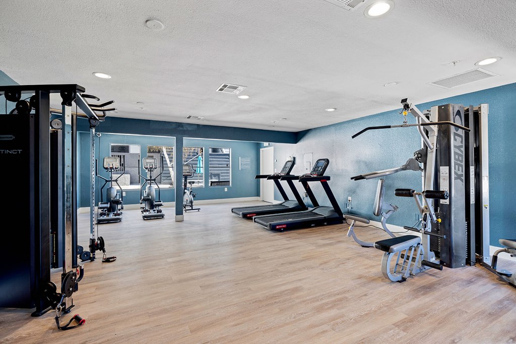 Fitness Center at Hilltop Commons Apartments in San Pablo CA