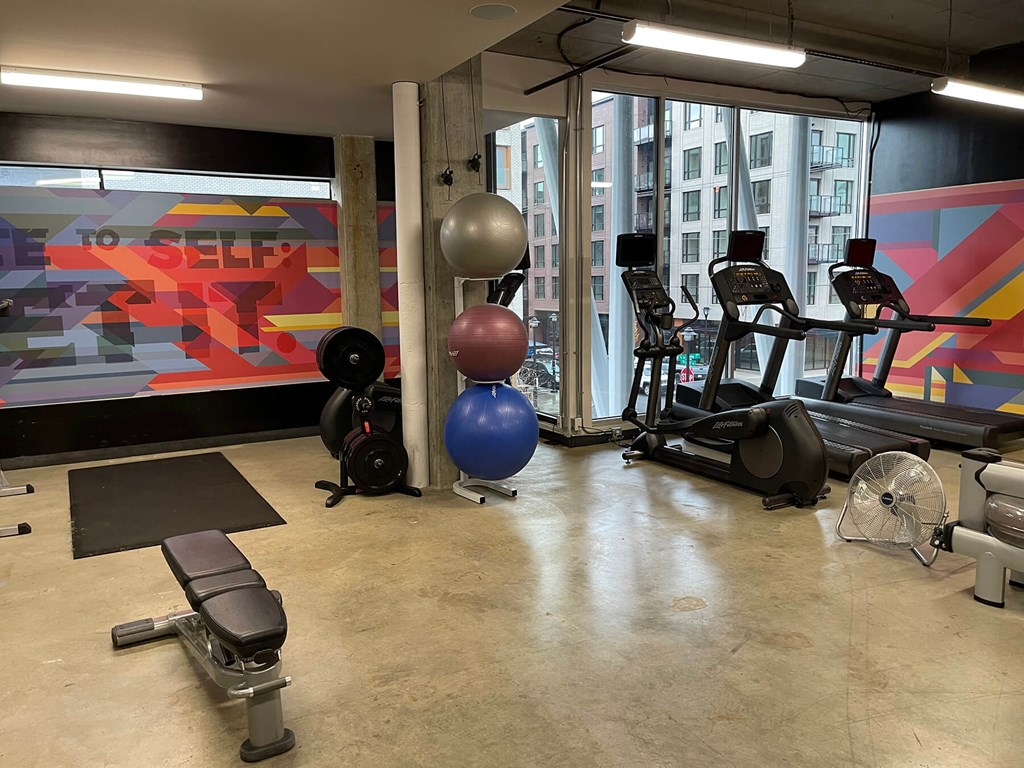 Fitness Center at Q21 Apartments in Portland OR