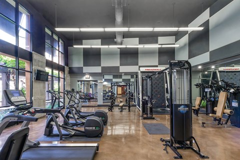 Fitness Center at Town Center Apartments in Santa Clarita CA
