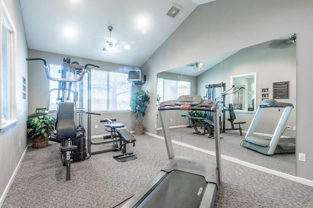 Fitness Center at The Pine Apartments in Lakewood CO