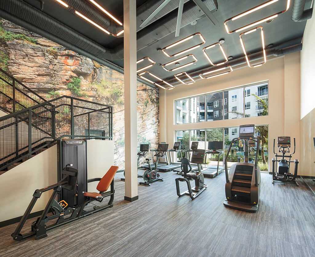 Fitness Center at The Wylden Apartments in Los Angeles CA