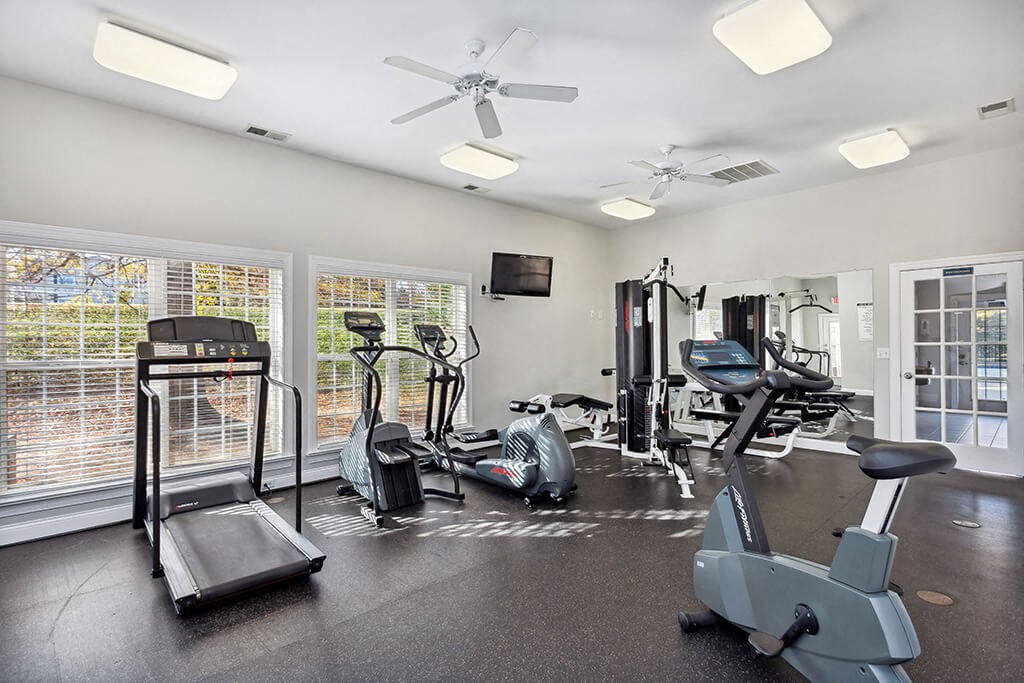 Fitness Center at Weston Circle and Wicklow Square Apartments in Fredericksburg VA