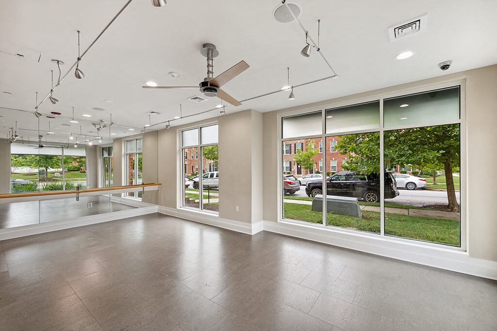 Fitness center studio at Westerchester at the Pavillions in Waldorf MD