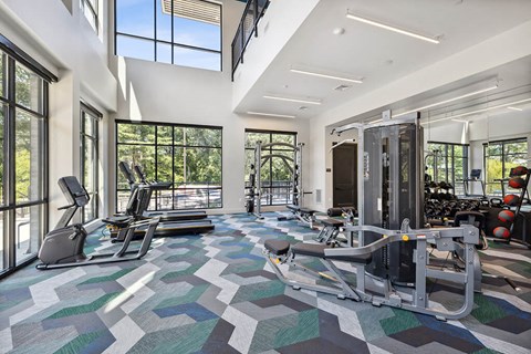 State of the art Fitness center at Jayden Apartments in Peabody MA
