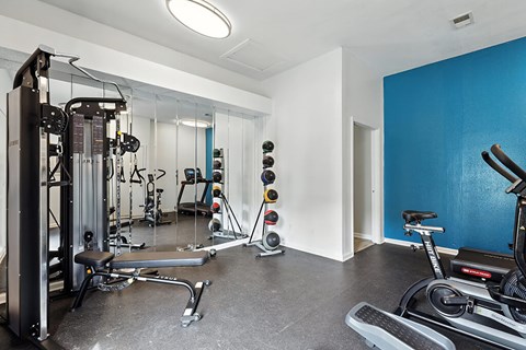 Fitness center at Newport Apartment Homes in Nashville TN