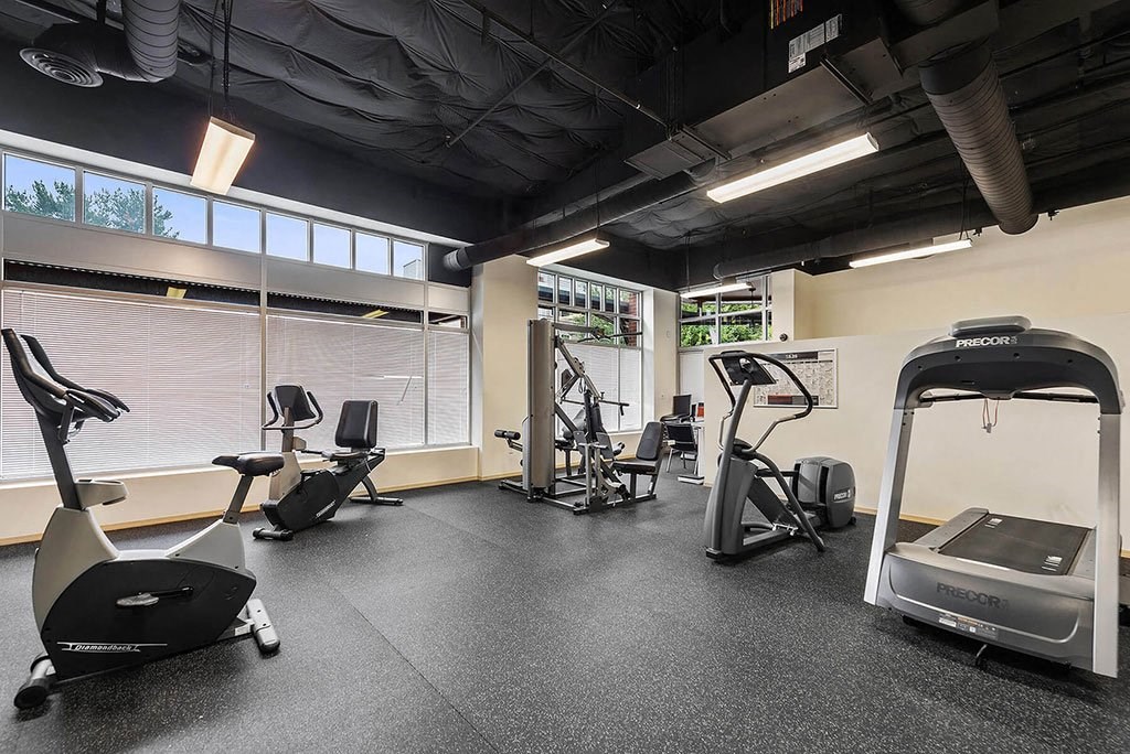 Fitness center at Cedar Park in Seattle WA