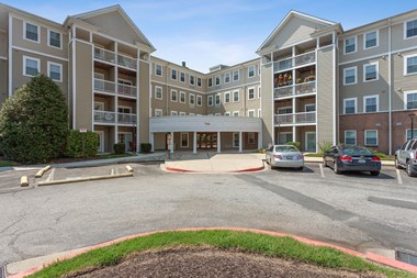 Front entrace at Fairbrooke Senior Apartments in Aberdeen MD