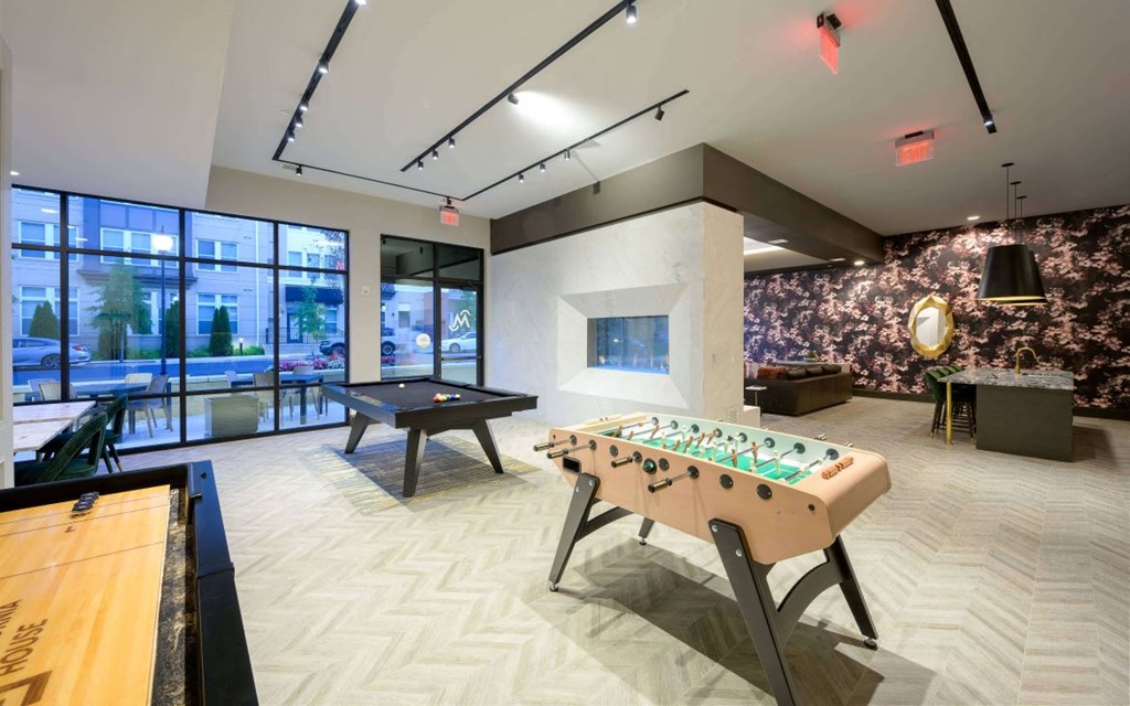 Game Room at the Moxley in Fairfax VA