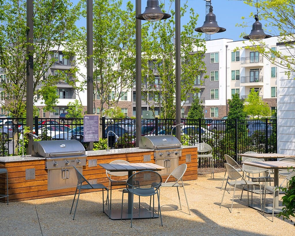 Grilling Area at Verge Apartments in Atlanta, GA