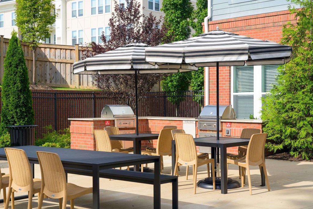 Grilling Area at the Moxley in Fairfax VA