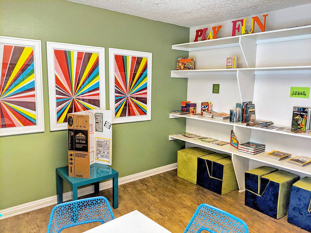 Kid zone at Stratton apartments in San Diego CA