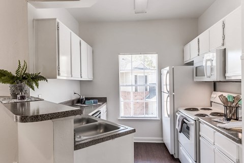 Kitchen cabinets at Hollow Creek in Conroe TX