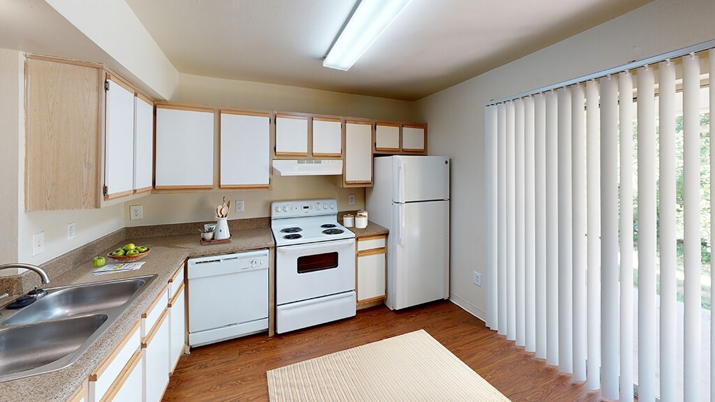 Kitchen appliances at Paradise Oaks apartments in Austin TX
