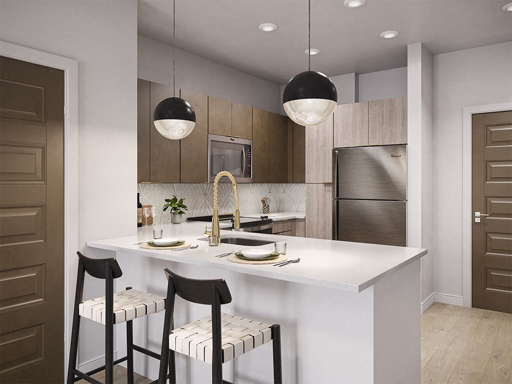 Kitchen Scheme Sophisticated Neutral at 333 Ellington in Gaithersburg MD