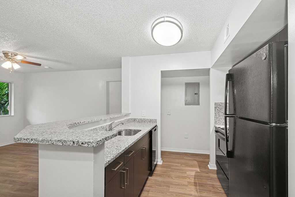 Kitchen at Running Brook Apartments in Miami FL