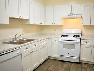 Kitchen space at Parklane Apartments in Gaithersburg, MD
