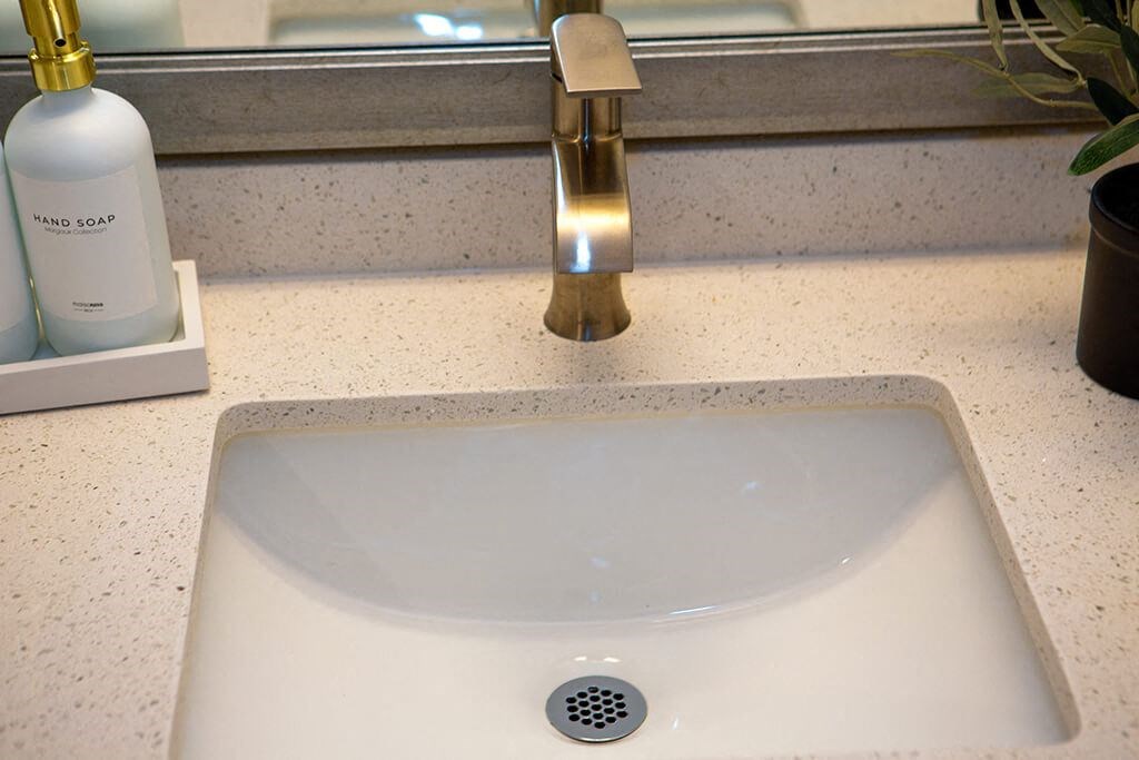 Sparkle Bathroom Sink at Chroma Apartment Homes in Canoga Park CA