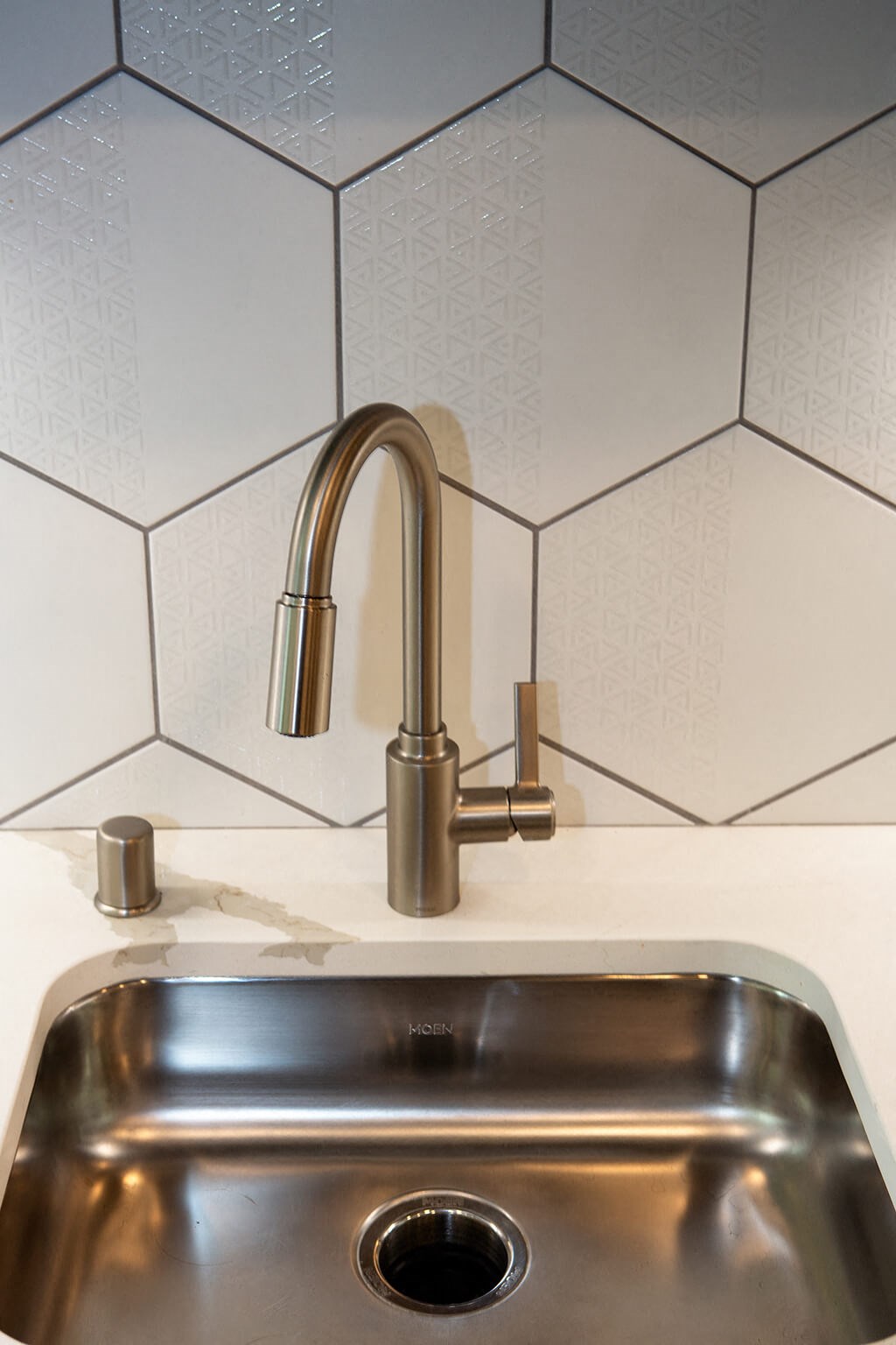 Sparkle Kitchen Sink Fixture at Chroma Apartment Homes in Canoga Park CA