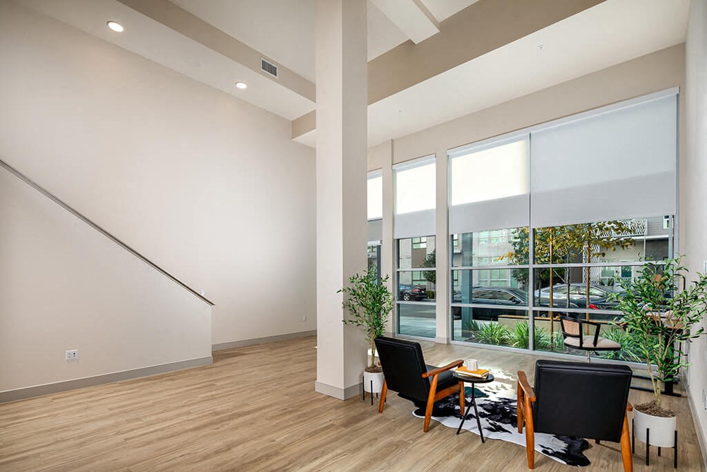 Sparkle Living Room at Chroma Apartment Homes in Canoga Park CA