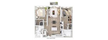 Live Work floor plan image at Wayfern Apartments in Sandy Springs GA