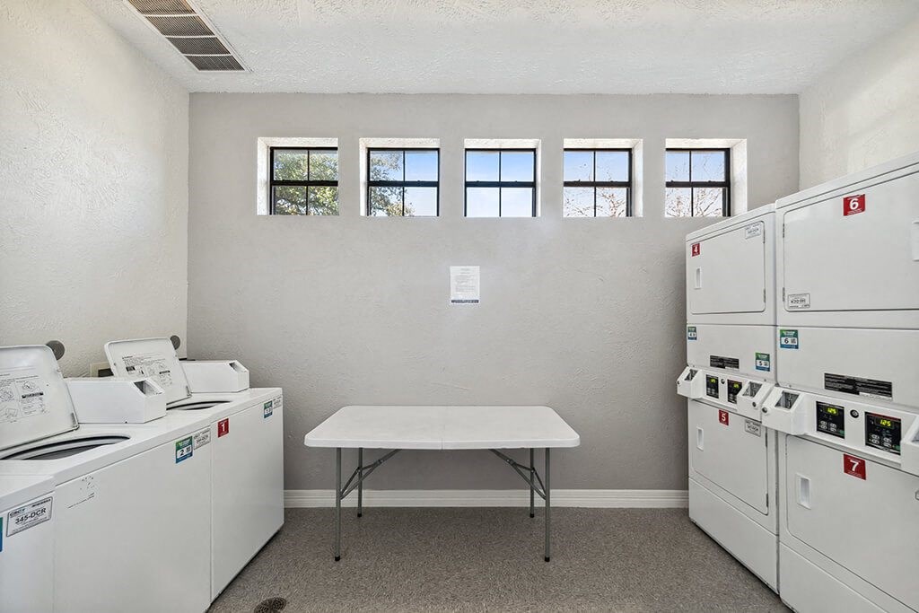 Laundry at Tivoli apartments in Dallas TX