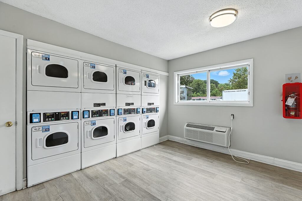 Laundry center at City Side Flats Apartments in Nashville TN