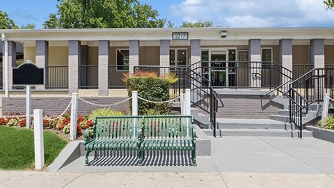 Leasing Center Entrance at Oakfield Apartments in Wheaton MD
