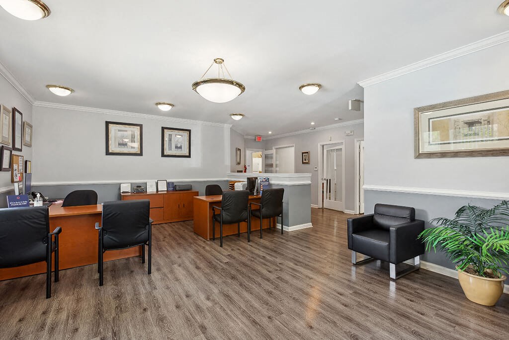 Leasing center interior at Parklane Apartments in Gaithersburg MD