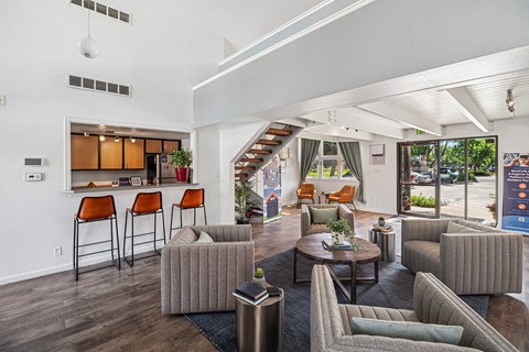 Clubhouse at Rock Peak on Sunset Apartments in Longmont CO