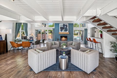 Leasing center at Rock Peak on Sunset Apartments in Longmont CO