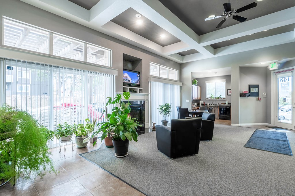 Leasing Lobby at The Pine Apartments in Lakewood CO