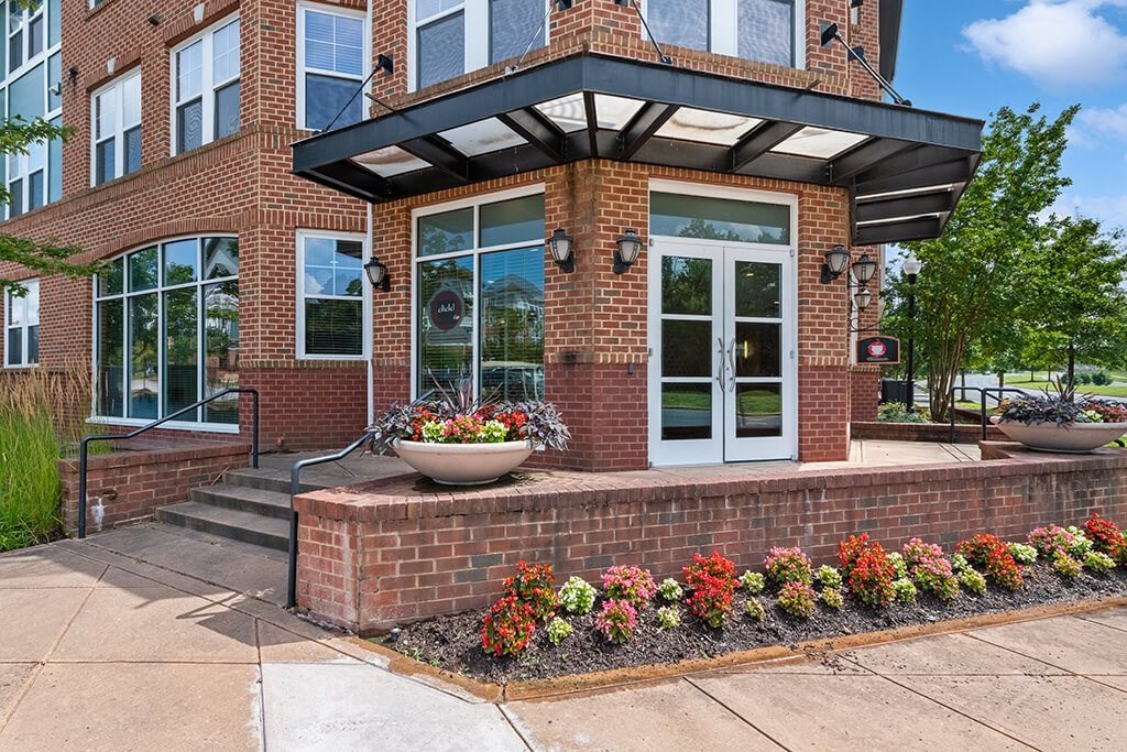 Leasing office exterior at Westerchester at the Pavillions in Waldorf MD