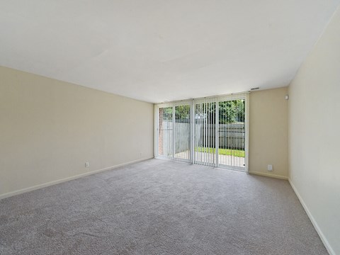 Living room at University Heights in Providence RI