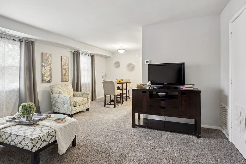 Living Room with window at The Villages at Marley Station in Glen Burnie MD