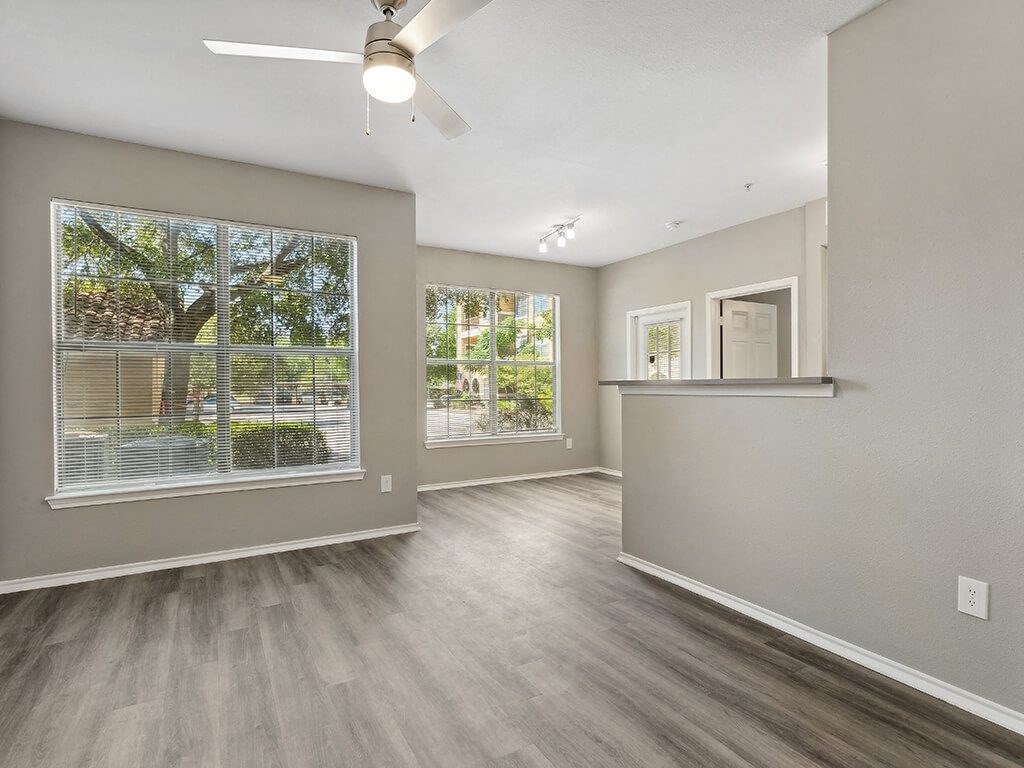 Living room at The Sorento Apartments in San Antonio TX