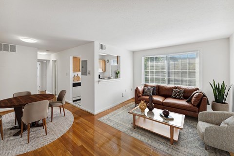 Living space at Patrick Henry Apartments Arlington VA