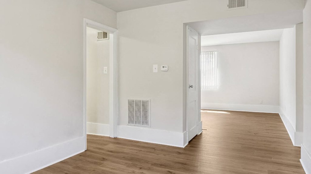 Living and dining room at The Barrington in Silver Spring MD
