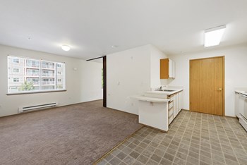 Living room at Woodrose Apartments in Bellingham WA - Photo Gallery 2